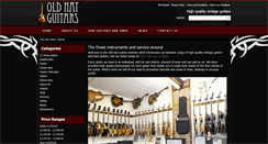 Desktop Screenshot of oldhatguitars.com